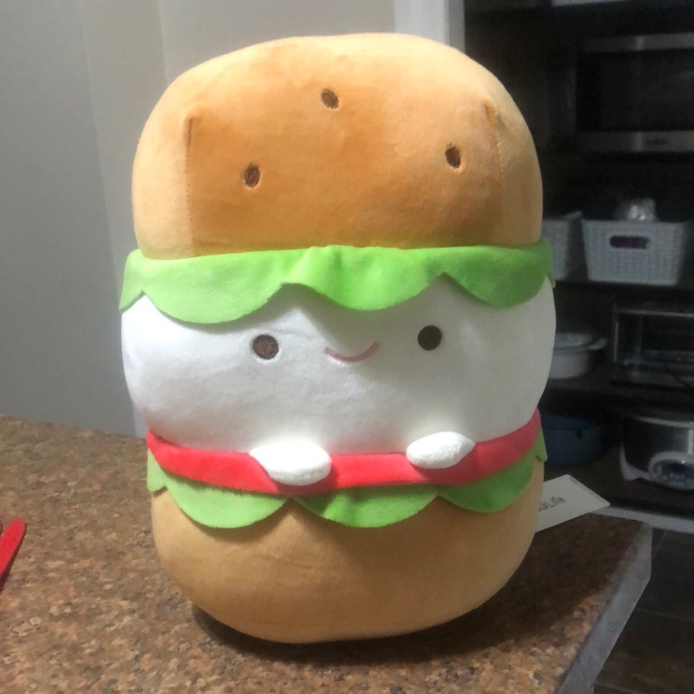 Miniso Cheeseburger Stuffed Animal Plush